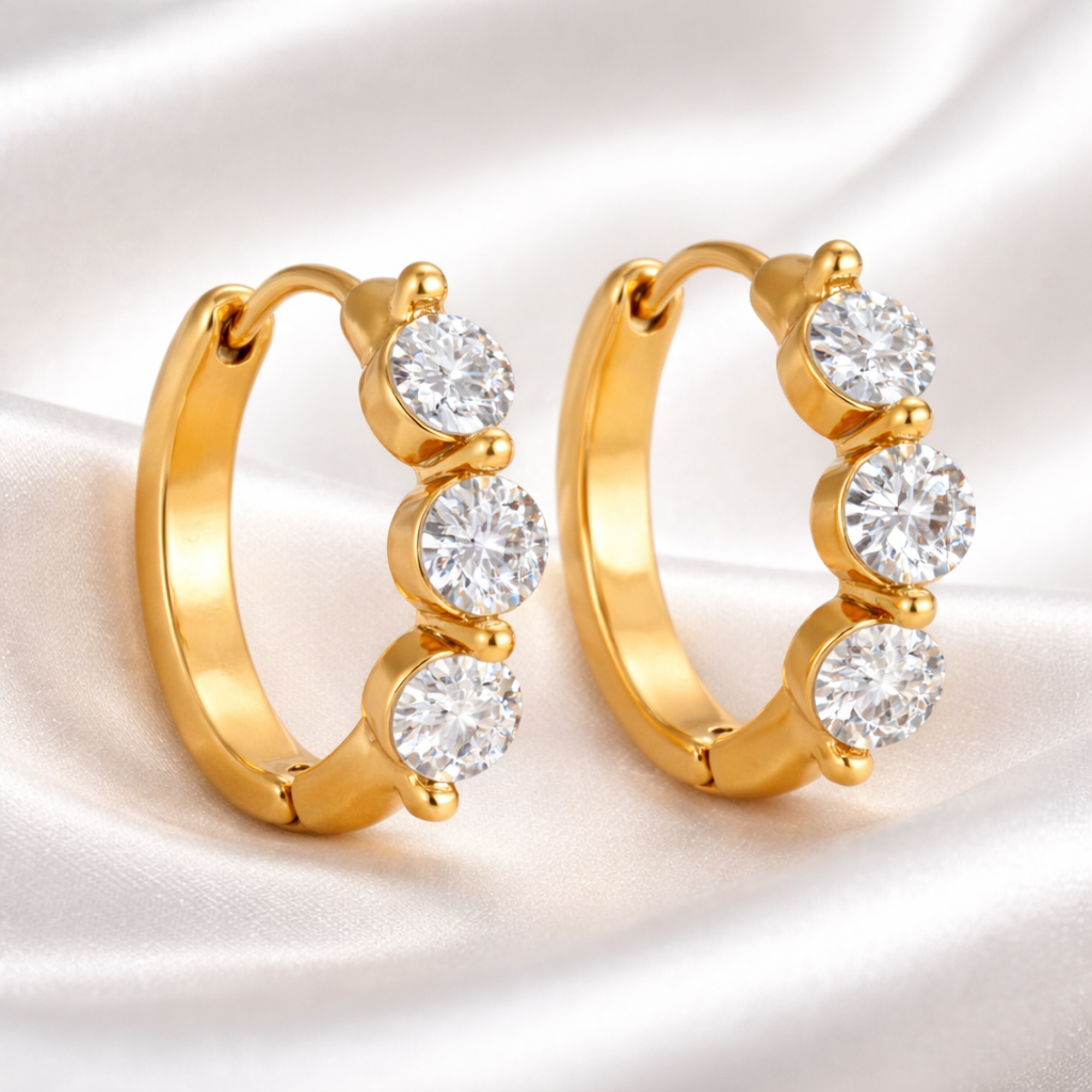 Non-Tarnish 18k PVD Earrings