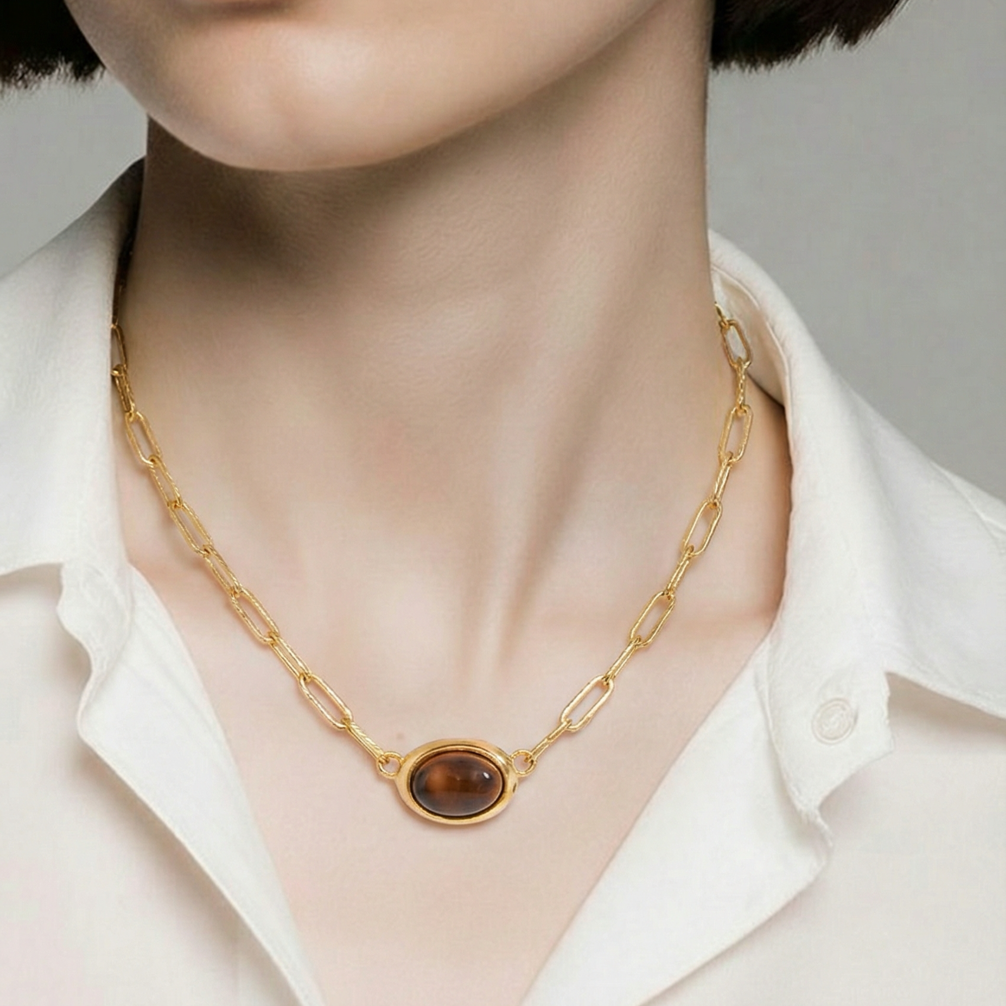 Guardian Eye Pendant | 18K Gold Non-Tarnish Stainless Steel