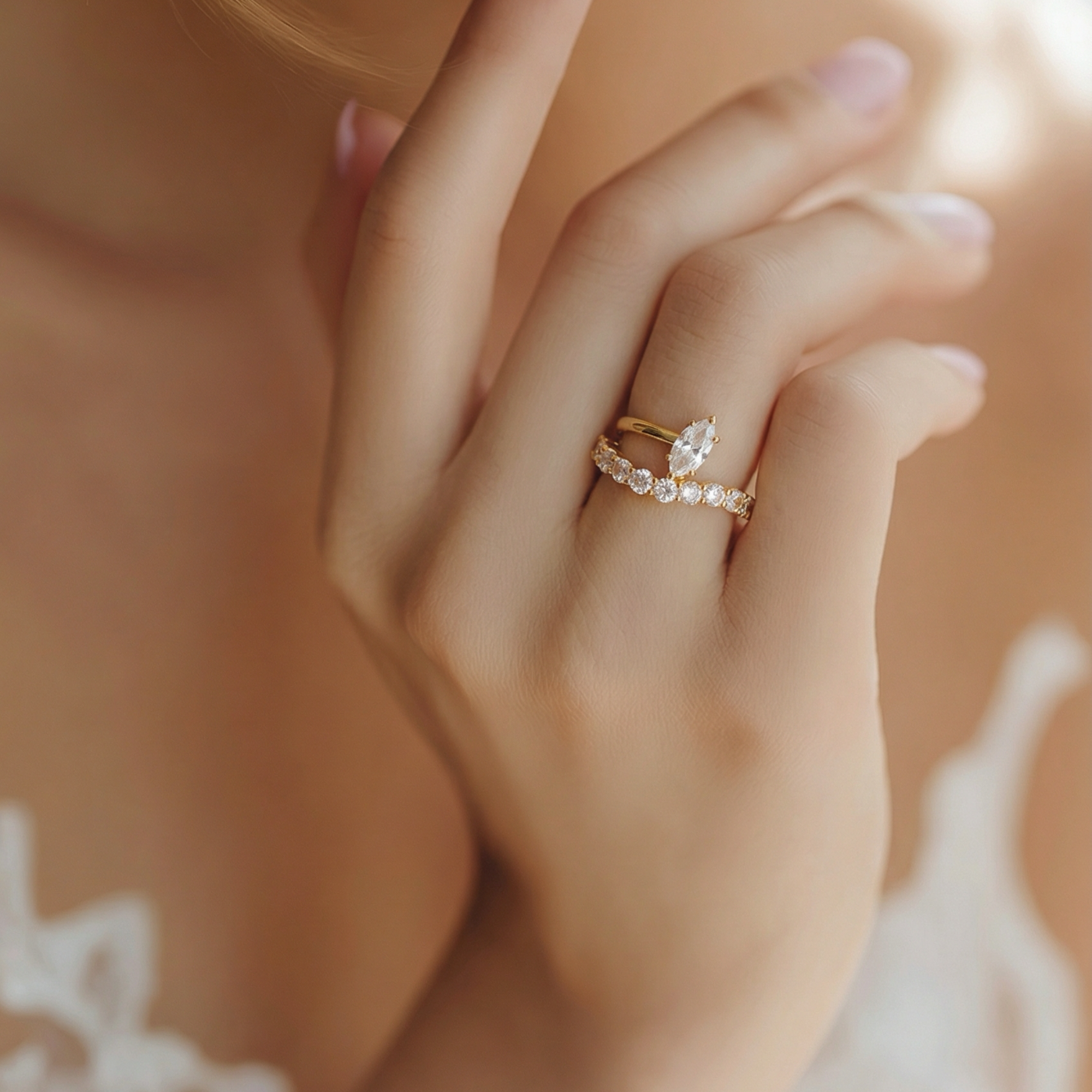 Lexi Ring | 18k PVD Non-Tarnish, Stainless Steel
